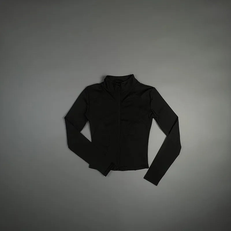 Tired Mom's Sculpt Premium Zip up Yoga Jacket