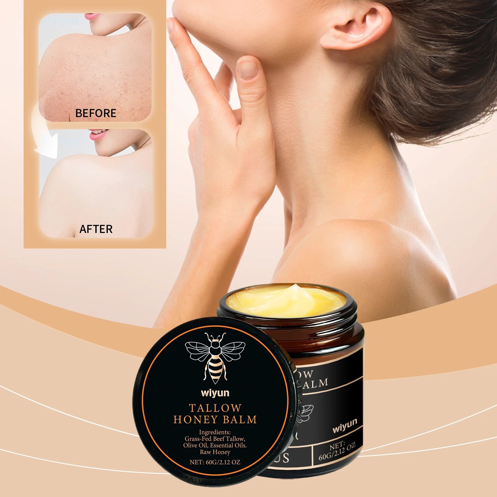 Legacy Glow: Whipped Tallow & Honey Skin Nourishing Cream