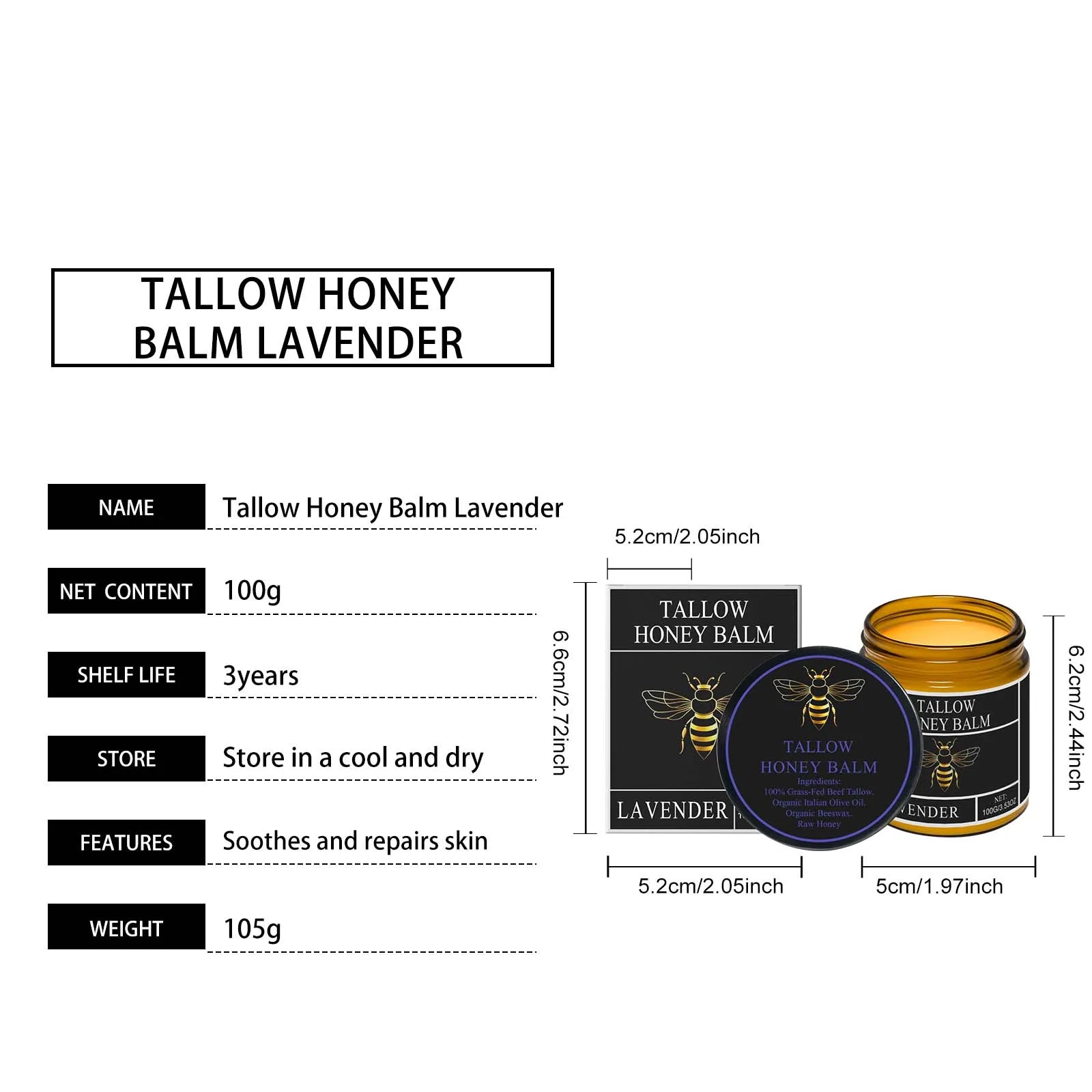 Legacy Glow: Whipped Tallow & Honey Skin Nourishing Cream
