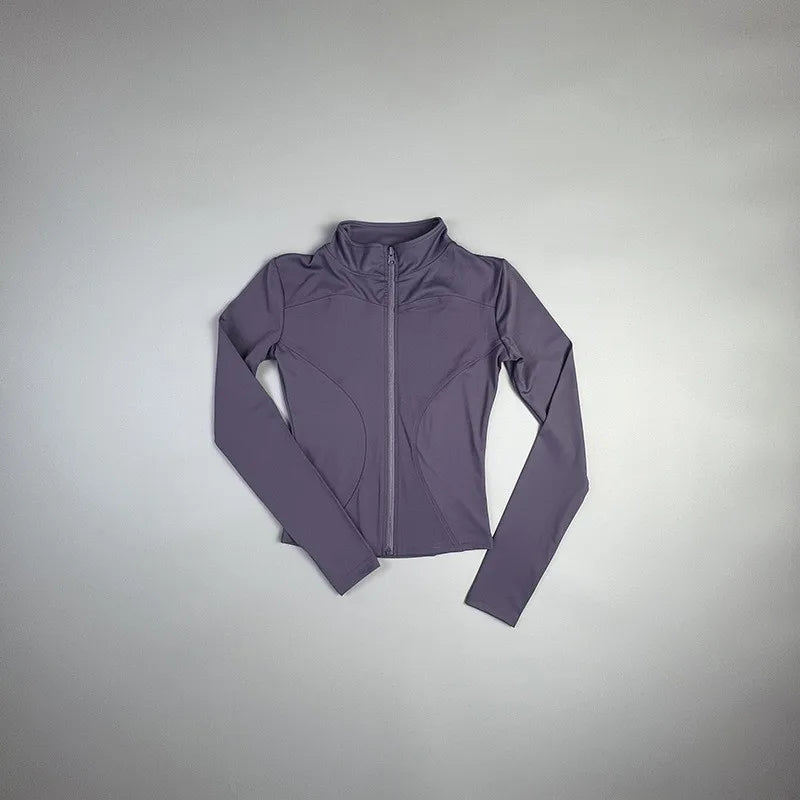 Tired Mom's Sculpt Premium Zip up Yoga Jacket